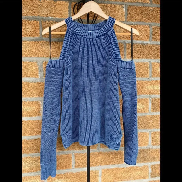 Rag & Bone Dana Cold Shoulder Sweater Small - Picture 3 of 13